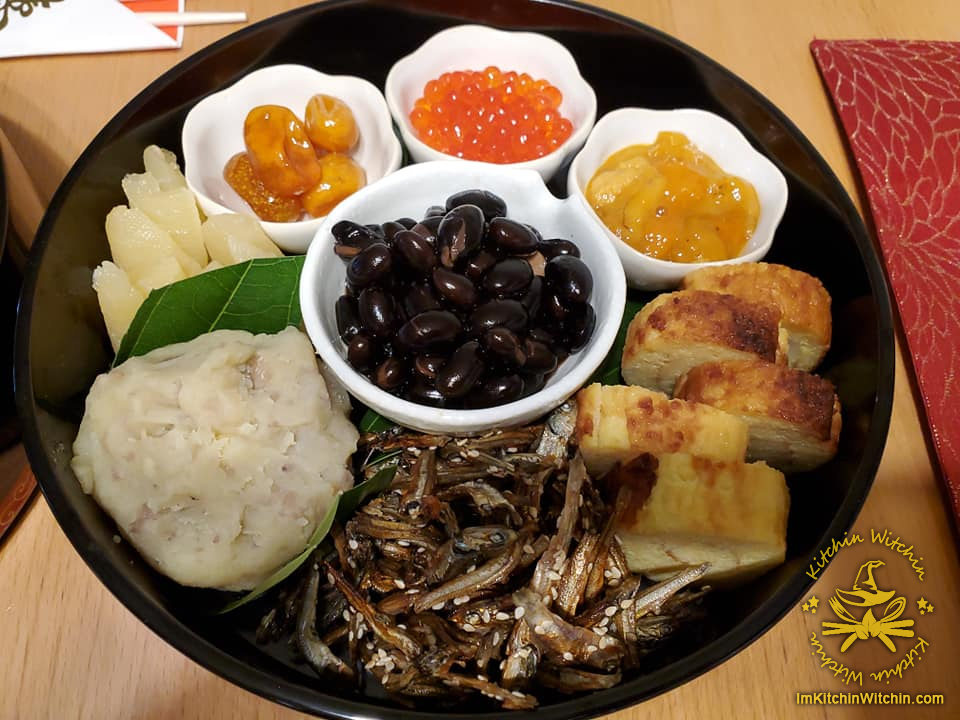 Japanese New Year 2020 Auspicious Tray (1/3) Image / おせち料理縁起の良い (1/3) 画像