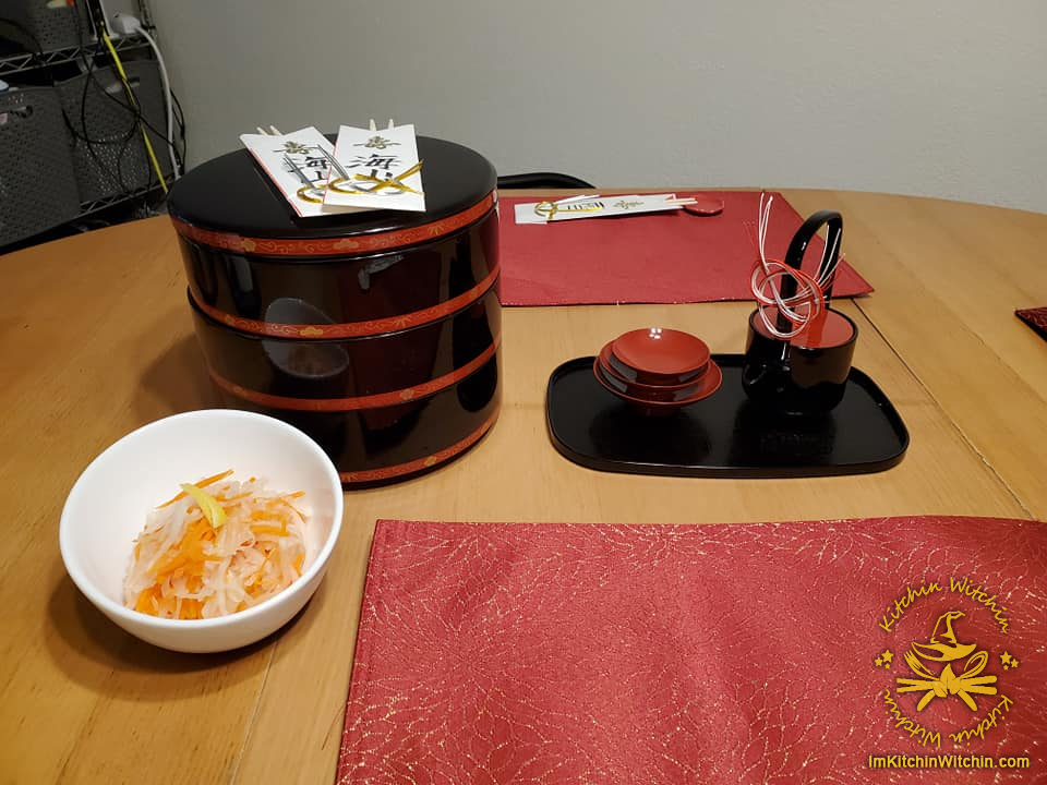 A Traditional Japanese New Years Setting Image / お正月の用意 画像